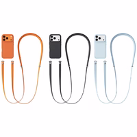 Telefono dirželis Usams ZB360 1.08-2.08m šviesiai mėlynas