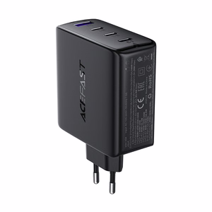 Įkroviklis Acefast A94 100W GaN 3xUSB-C/USB-A juodas