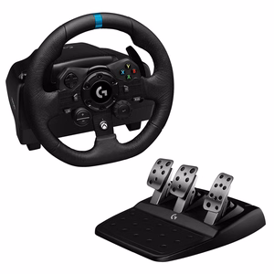 Logitech G G923 lenktynių vairas ir pedalai, skirti Xbox X|S, Xbox One ir PC