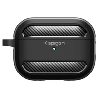 Spigen Rugged Armor dėklas Apple AirPods Pro 1 / 2 - matinė juoda