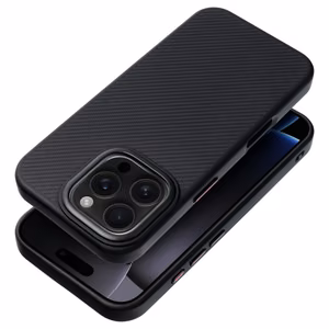 Чехол для iPhone 16e (SE 4 2025) / 17e Carbon Elite Mag Cover совместим с MagSafe чёрный