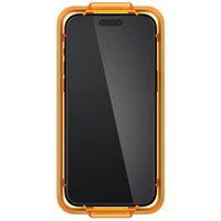 Spigen ALM Glass FC grūdintas stiklas iPhone 15 Plus - juodas 2 vnt.