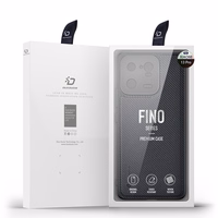 Dux Ducis Fino dėklas Xiaomi 13 Pro su silikoniniu rėmeliu pilkas