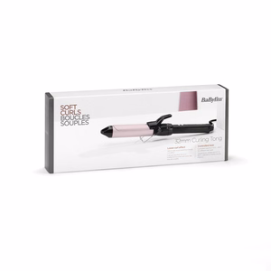 BaByliss Pro 180 Sublim’Touch C325E – plaukų garbanojimo žnyplės, 25 mm, juodos / rožinės