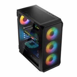 Logic PORTOS ARGB MINIDI USB 3.0 dėklas juodas