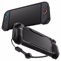 Spigen Rugged Armor dėklas Nintendo Switch 2 – matinis juodas