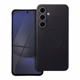 SILIKONINIS MAGNETINIS DĖKLAS suderinamas su MagSafe SAMSUNG S24 FE juodas