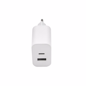 "Maxlife MXTC-06 PD QC įkroviklis 1x USB-C 1x USB 20W baltas