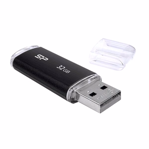 Silicon Power Ultima U02 USB atmintukas 32 GB USB A tipo 2.0 Juoda