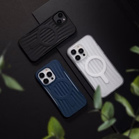 Raptic X-Doria Clutch dėklas iPhone 14 su Magnetine galinė juoda danga