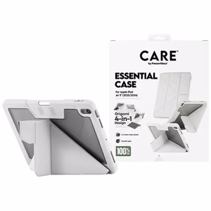 Care by PanzerGlass Y sulankstomas dėklas iPad Air 11" 2025 (7 kartos) / iPad Air 11" 2024 (6 kartos) - šviesiai pilkas