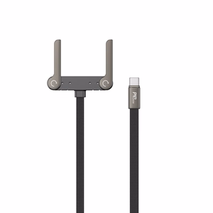 USB-C–USB-C laidas Devia Ultra6 su stovu, 1,5 m, 240 W