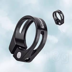 Rockbros 41210091001 bicycle seat clamp - black