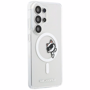 Karl Lagerfeld dėklas Magnetic IML Peekaboo Choupette skirtas Samsung Galaxy S26 Ultra skaidrus
