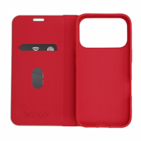 Wonder Frame dėklas Iphone 17 Pro raudonas
