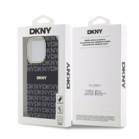 DKNY IML Mono & Stripe MagSafe dėklas telefonui skirtas iPhone 14 Pro Max - juodas