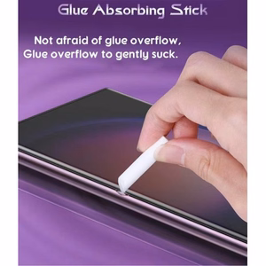 Apsauginis stiklas "3D Design UV Glue" Samsung N975 Note 10 Plus (Blister)