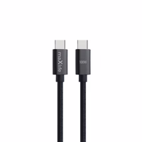 Maxlife MXUC-12 laidas USB-C - USB-C 2,0 m 100W juodas