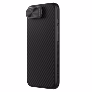 Nillkin CarboProp Magnetic dėklas with kameros dangtelis and stovas iPhone 16e / 17e - juodas