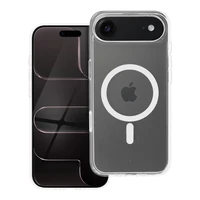 Dėklas telefonui su MagSafe iPhone 17 Air, skaidrus, elitinis, atsparus geltonėjimui, suderinamas su kameros valdymo mygtuku