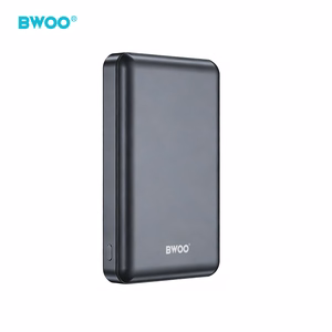 BWOO P82 10000mAh 15W išorinė baterija belaidis krovimas tamsiai pilka