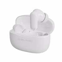 Blavec Bluetooth TWS Ausinės BW-08 Speak AI baltos