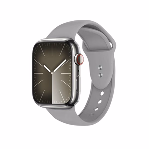 Crong Liquid Apple Watch dirželis, 44/45/46/49 mm, pilkas