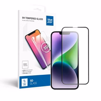 Apsauginis stiklas Blue Star - APP IPHONE 13/13 Pro/14/16e 5D pilnas dangtis juodas