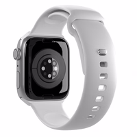 Puro Icon silikoninis dirželis Apple Watch 42/44/45/49 mm - baltas (2 vnt.)