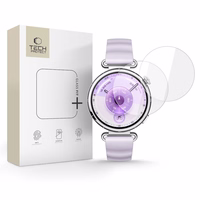 Tech-Protect Glass Fit+ 2 dalių grūdinto stiklo rinkinys Huawei Watch GT 6 41mm laikrodžiui - skaidrus