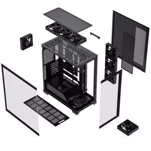 MODECOM kompiuterio korpusas VOLCANO STELLAR PLUS ARGB MIDI 8F Juoda