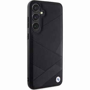 BMW BMHCS24S23RCGPK S24 S921 чёрный/чёрный жёсткий чехол Signature Leather Crossing Lines Pattern