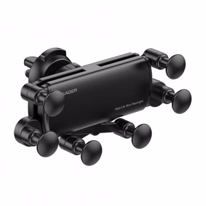Automobilinis laikiklis Essager Gravity, juodas (nemagnetinis / oro grotelės)