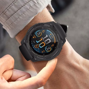 Tech-Protect Defense Air dėklas Garmin Fenix 8 47mm - juodas