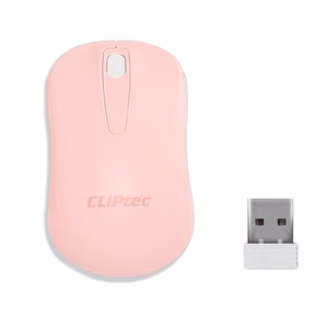 Cliptec Kompiuterio pelė Young RZS859 belaidis optical 1200DPI rožinis