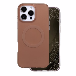 Tecto Shield Mistiq Mag dėklas, skirtas iPhone 16 Pro Max 6,9", rudas
