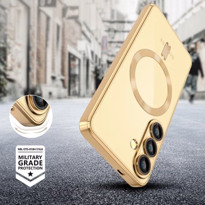 Tech-Protect MagFlex MagSafe dėklas Samsung Galaxy A56 5G - Skaidrus auksinis