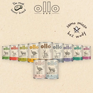 OLLO Umami Duck and turkey - drėgnas ėdalas šunims - 850g