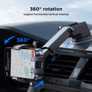 Car Holder Joyroom "JR-OK6" Black (not magnetic / sticky pad)