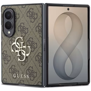 Rudas „Guess Big 4G Logo“ dėklas, skirtas „Samsung Galaxy Z Fold8“
