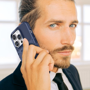 Thunder Case iPhone 14 Pro dėklas telefonui su apsauga - mėlynos spalvos