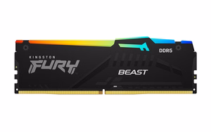 Kingston Technology FURY Beast RGB atminties modulis 128 GB 2 x 64 GB DDR5 5600 MT/s 288-pin DIMM