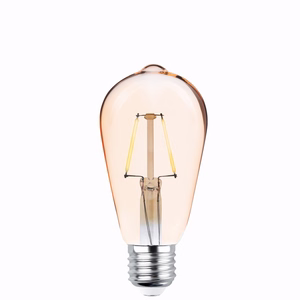 LED Bulb Filamentas E27 ST64 4W 230V 2200K 400lm COG auksinis Forever Light