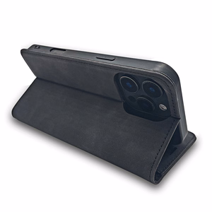 Smart Suede dėklas telefonui Samsung Galaxy A55 5G juodas