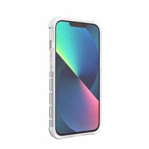 Ombre Protect dėklas iPhone 14 Plus šarvuotas dangtelis rožinė ir mėlyna