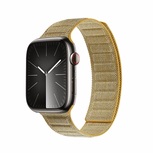 Crong Melange magnetinis dirželis, skirtas Apple Watch 38 / 40 / 41 / 42 mm, geltonas melanžas