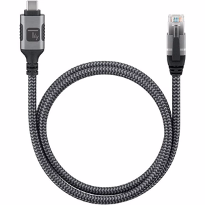 Techly ICOC U3C-RJ45-030 tinklo laidas Sidabrinis, Juodas 3 m Cat6 F/UTP (FTP)