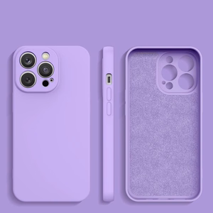 Silikoninis dėklas iPhone 14 Plus silikoninis dėklas violetinis