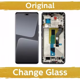 LCD ekranas suderinamas su Xiaomi 13 Lite su rėmeliu / juodas / (Renewed: China)