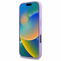 Guess Saffiano Magnetinis dėklas telefonui iPhone 16 Pro Max - violetinis